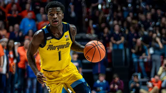 #4 Marquette defeats #23 Illinois 71-64 at State Farm Center ion Tuesday November 14, 2023 in Champaign, Illinois.