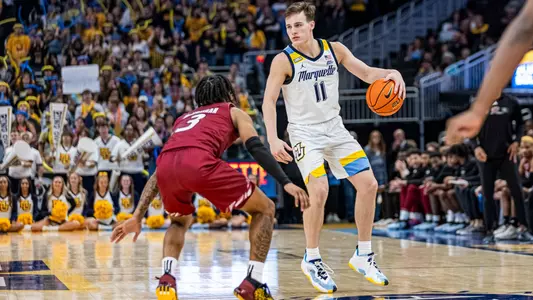 #5 Marquette Men's Basketball defeats Rider University 95-65 at Fiserv Forum on Friday November, 10 2023 in Milwaukee, WI.
