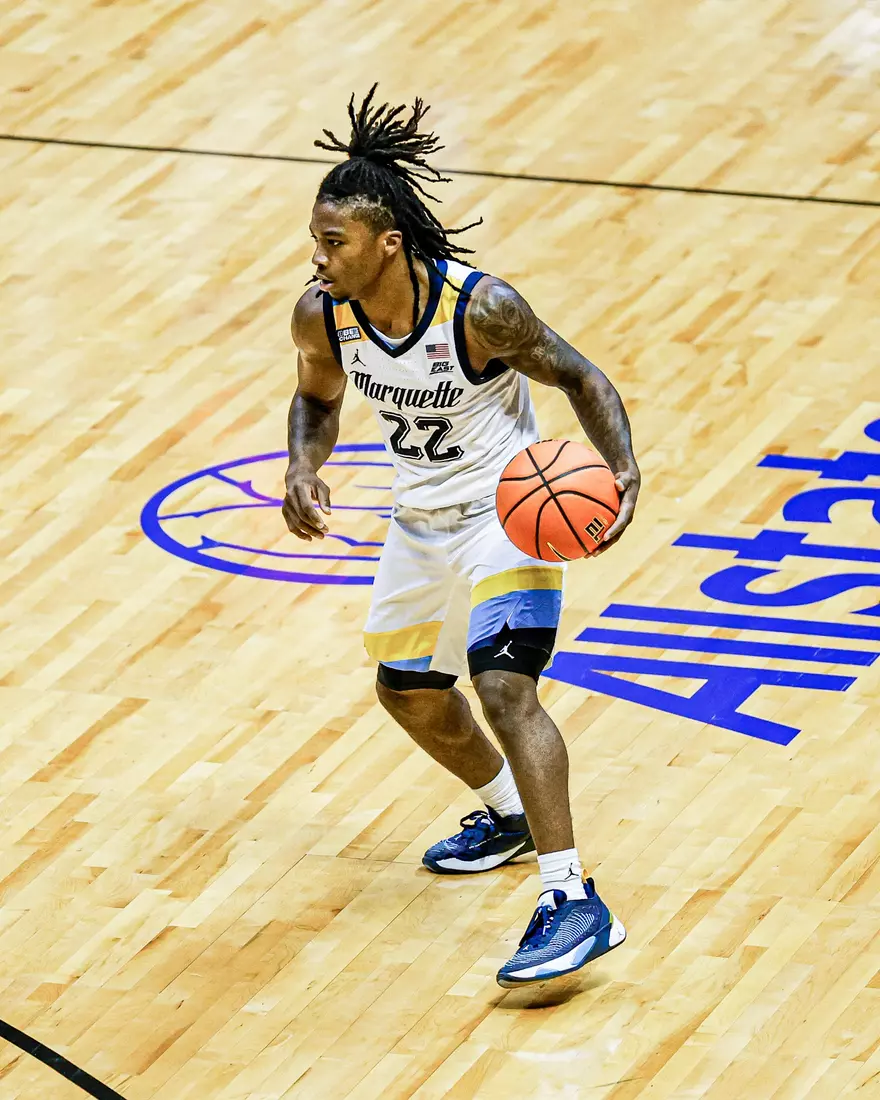 #4 Marquette Basketball defeats #1 Kansas Jayhawks at SimpliFi Center in Honolulu Hawaii on Tuesday November 21, 2023.