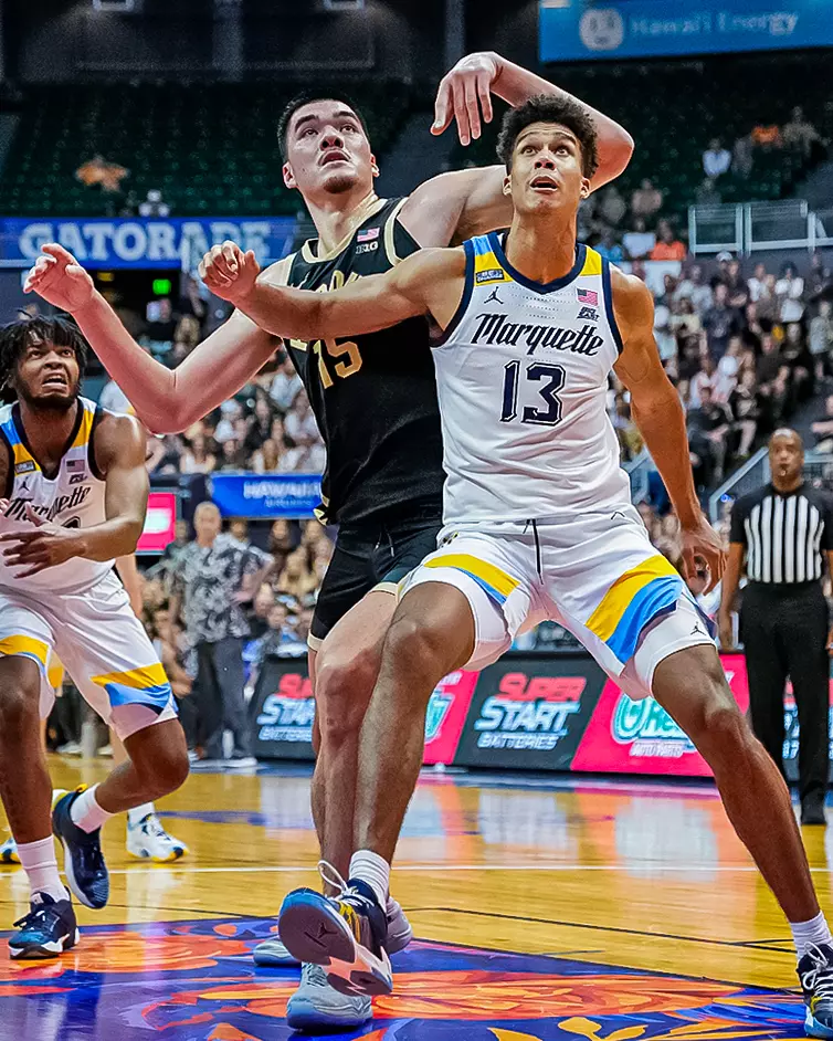 #4 Marquette Basketball Falls to #2 Purdue  75-78  at SimpliFi Center in Honolulu Hawaii on Wednesday November 22, 2023.