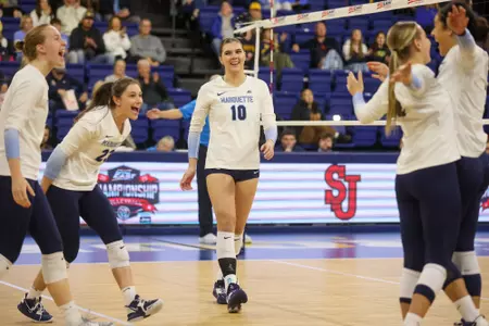 2023 BIG EAST Women's Volleyball Championship semifinal match vs. St. John's