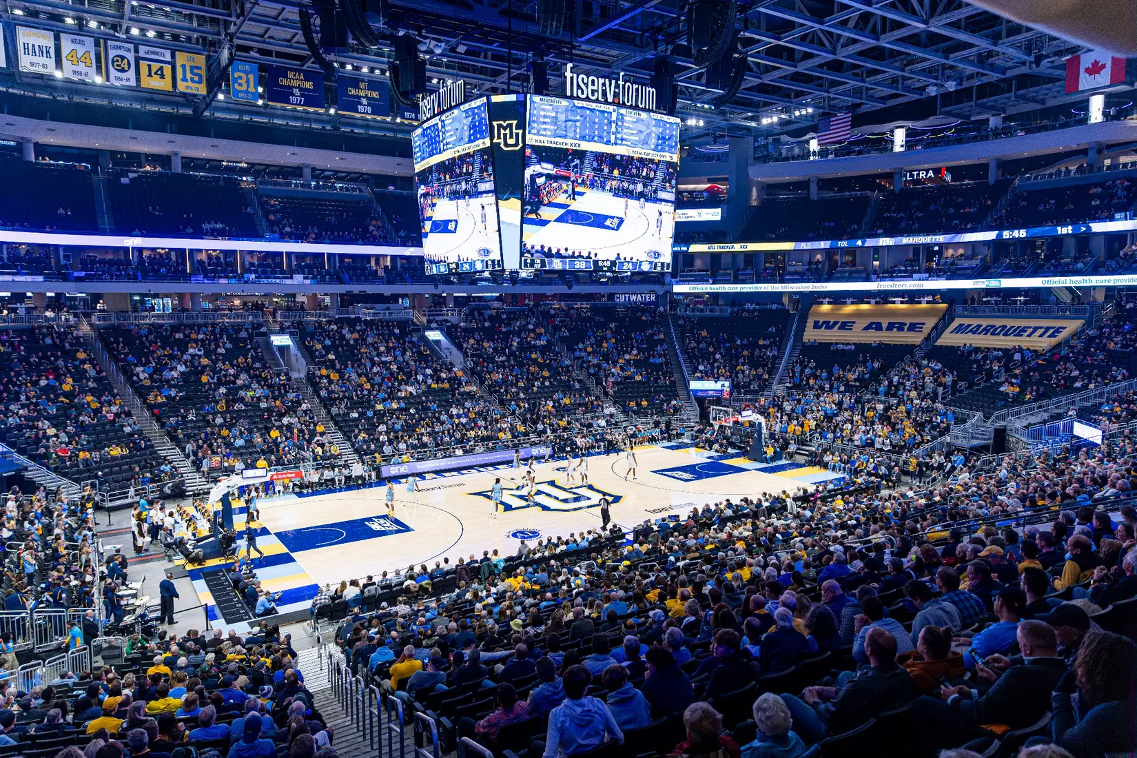 #3 Marquette Basketball defeats Southern University 93-56 at Fiserv Forum on Tuesday November 28, 2023 in Milwaukee, WI.
