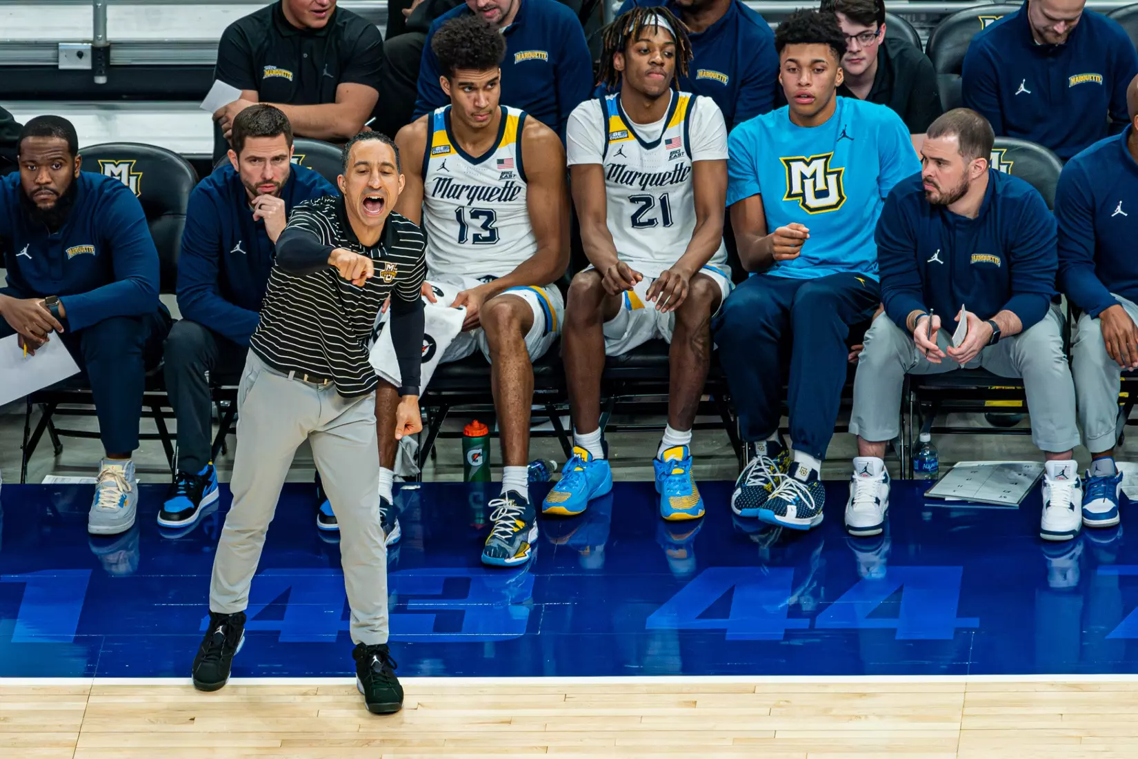 #3 Marquette Basketball defeats Southern University 93-56 at Fiserv Forum on Tuesday November 28, 2023 in Milwaukee, WI.