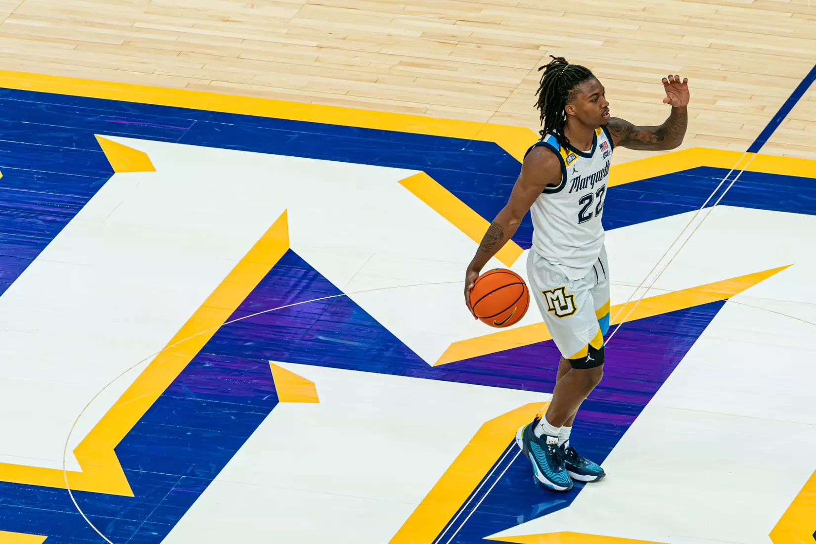 #3 Marquette Basketball defeats Southern University 93-56 at Fiserv Forum on Tuesday November 28, 2023 in Milwaukee, WI.