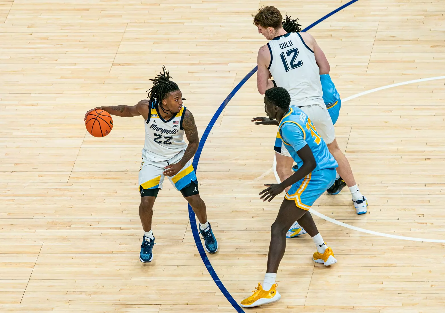 #3 Marquette Basketball defeats Southern University 93-56 at Fiserv Forum on Tuesday November 28, 2023 in Milwaukee, WI.
