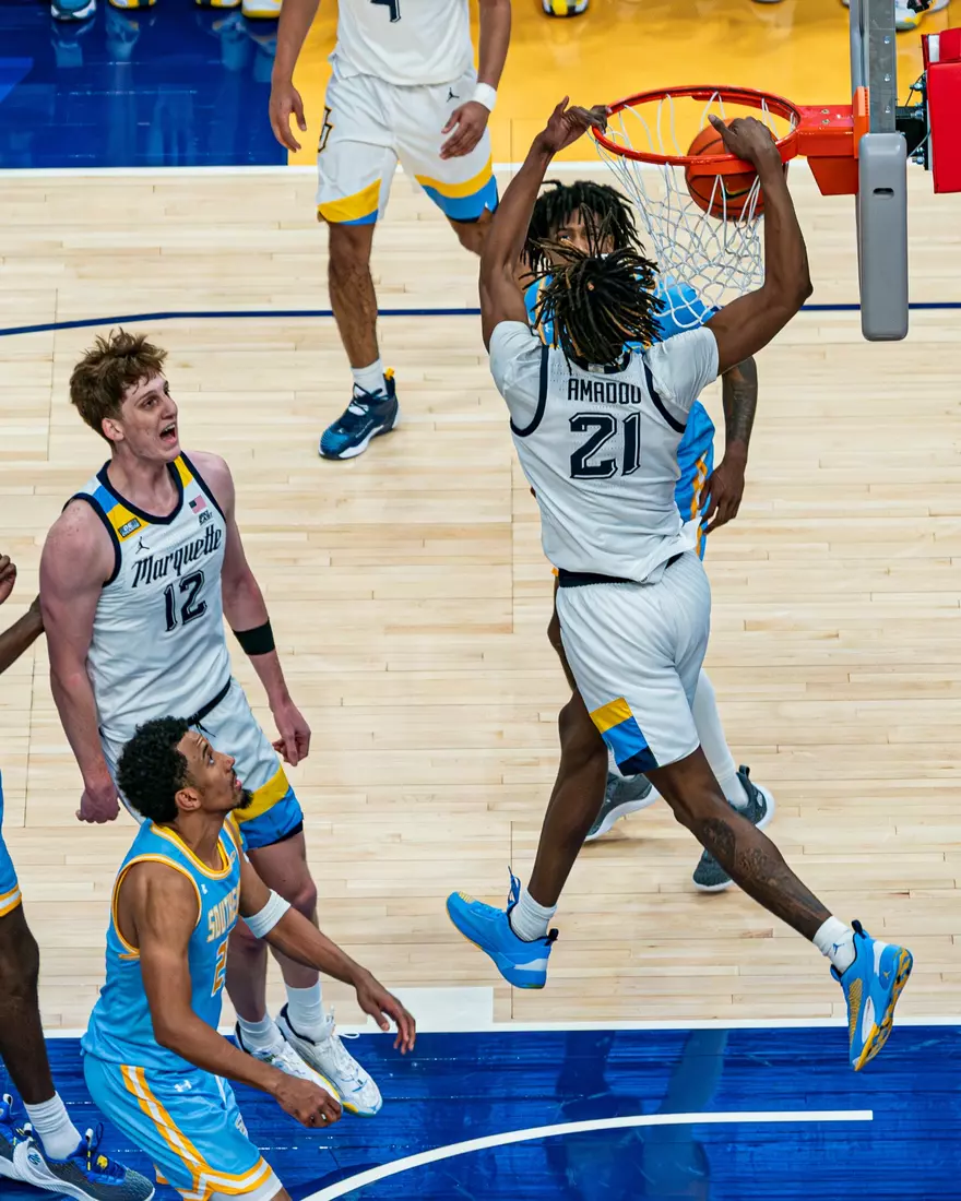 #3 Marquette Basketball defeats Southern University 93-56 at Fiserv Forum on Tuesday November 28, 2023 in Milwaukee, WI.