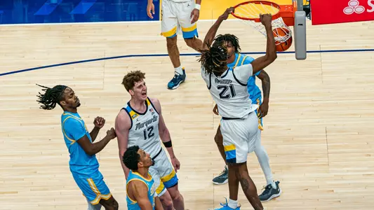 #3 Marquette Basketball defeats Southern University 93-56 at Fiserv Forum on Tuesday November 28, 2023 in Milwaukee, WI.