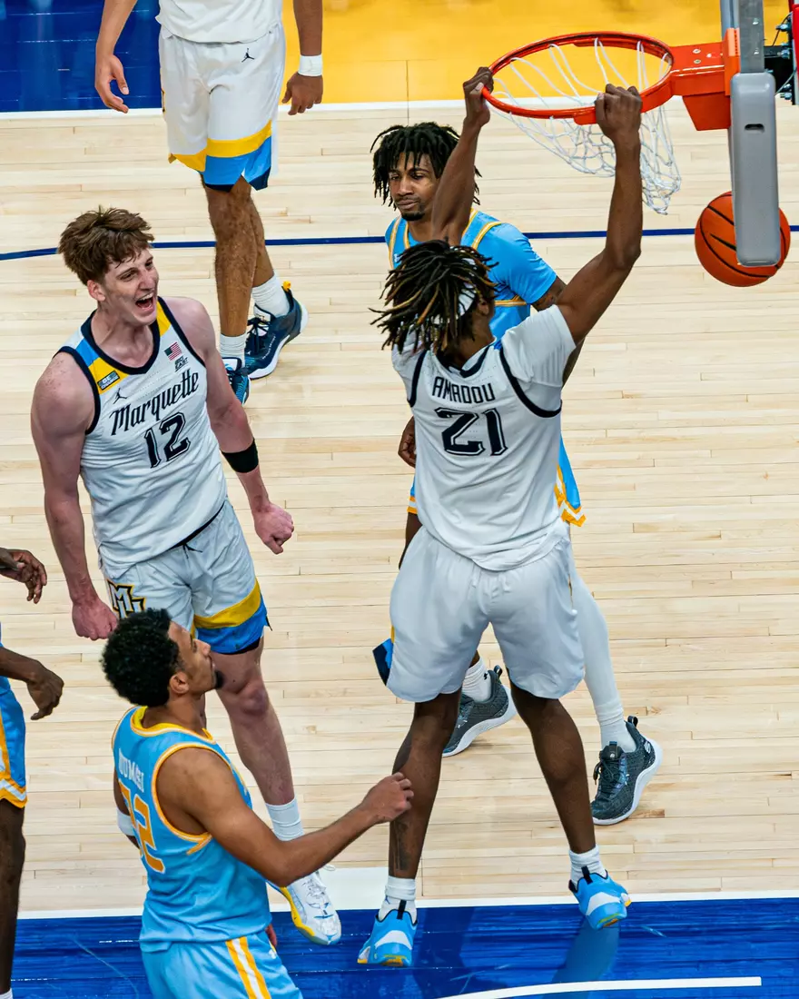 #3 Marquette Basketball defeats Southern University 93-56 at Fiserv Forum on Tuesday November 28, 2023 in Milwaukee, WI.