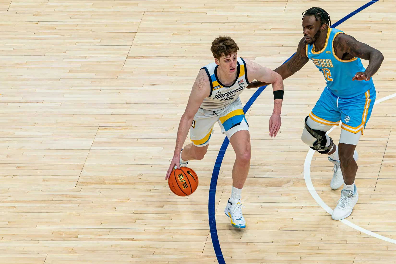 #3 Marquette Basketball defeats Southern University 93-56 at Fiserv Forum on Tuesday November 28, 2023 in Milwaukee, WI.