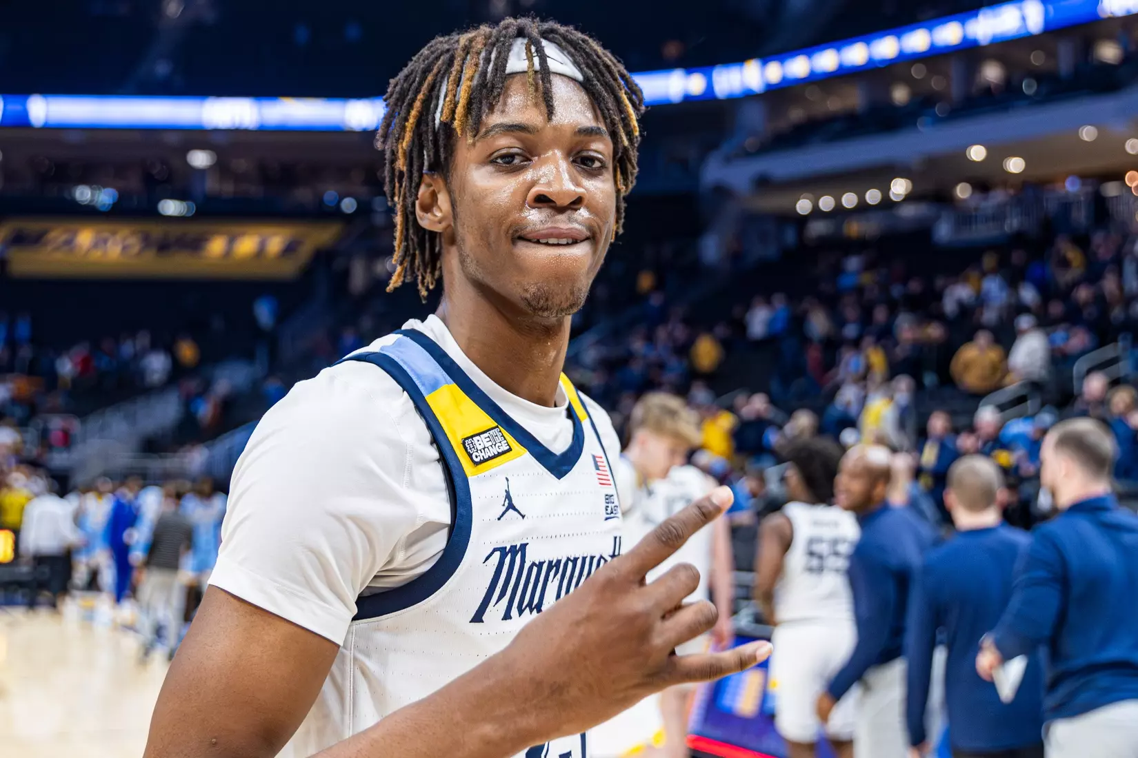 #3 Marquette Basketball defeats Southern University 93-56 at Fiserv Forum on Tuesday November 28, 2023 in Milwaukee, WI.