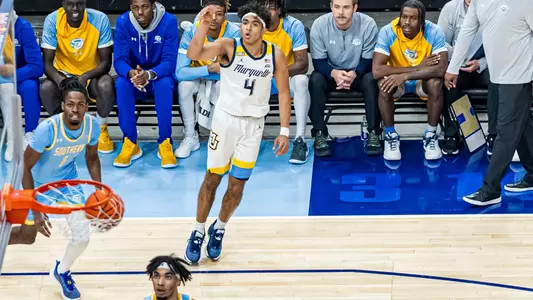 #3 Marquette Basketball defeats Southern University 93-56 at Fiserv Forum on Tuesday November 28, 2023 in Milwaukee, WI.