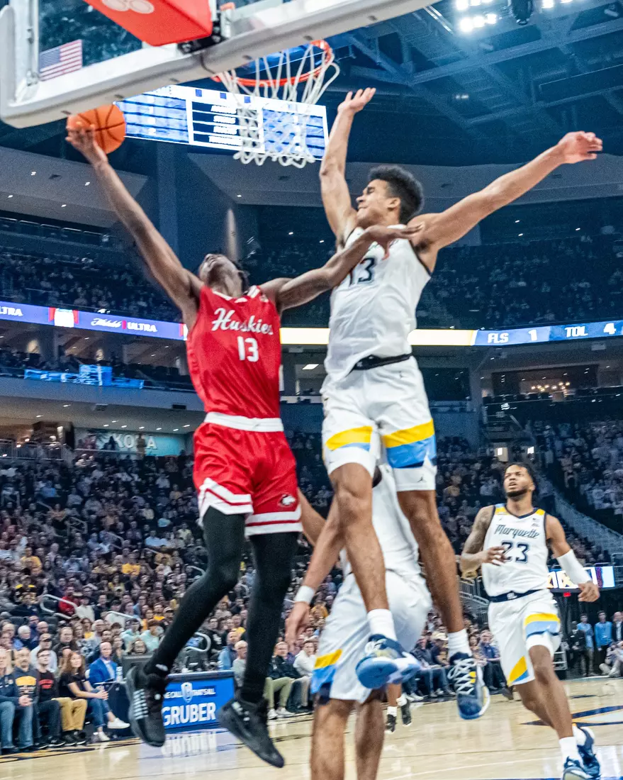 No. 5 Marquette Men's Basketball defeats Northern Illinois University 92-70 at Fiserv Forum on November 6th, 2023 in Milwaukee Wisconsin