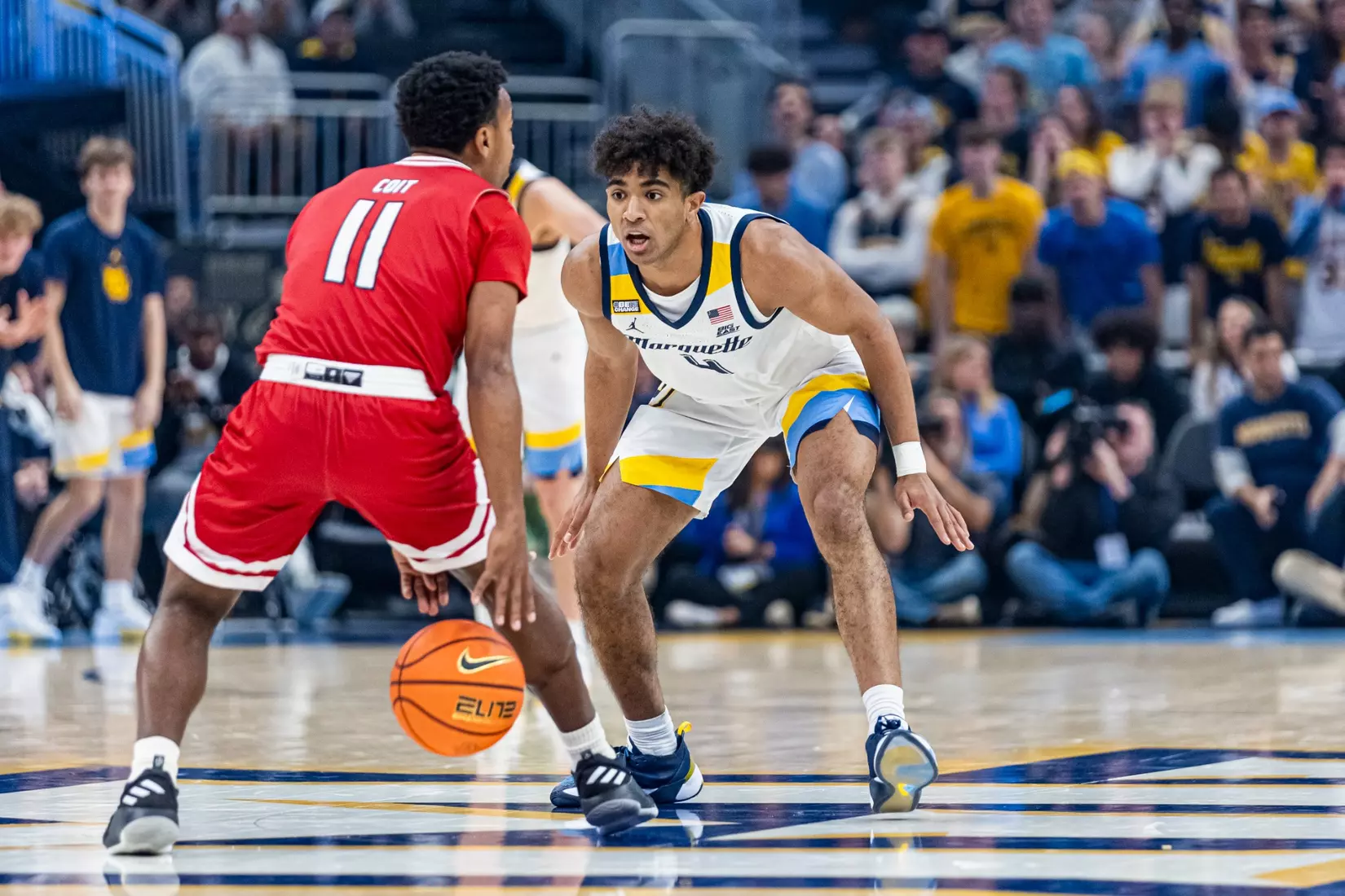 #5 Marquette Men's Basketball defeats Northern Illinois University 92-70 at Fiserv Forum on Monday November 6, 2023 in Milwaukee, WI.