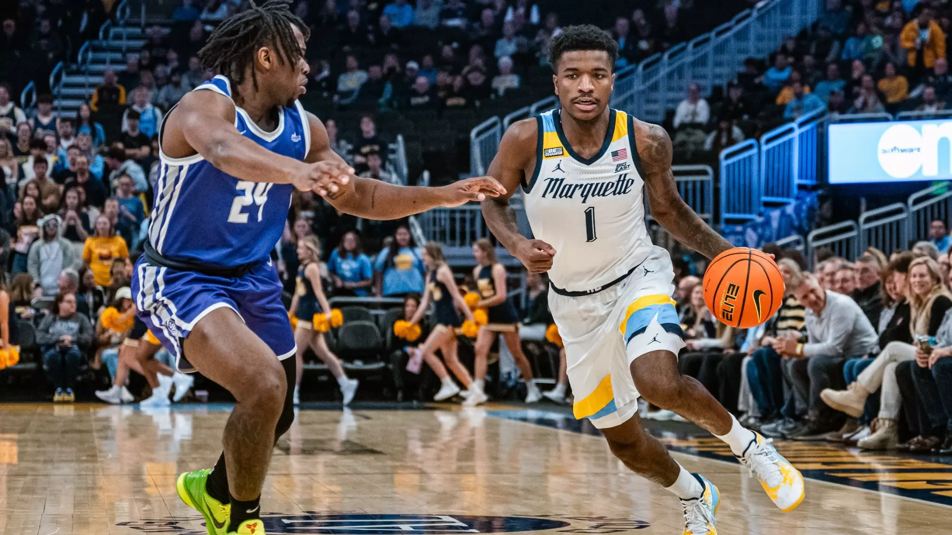 No. 7 Marquette Golden Eagles defeat  St. Thomas 84-79 on Thursday, December 14, 2023 at Fiserv Fourm