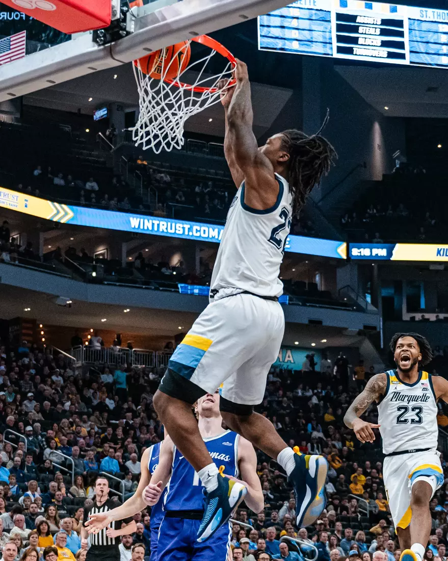 No. 7 Marquette Golden Eagles defeat  St. Thomas 84-79 on Thursday, December 14, 2023 at Fiserv Fourm