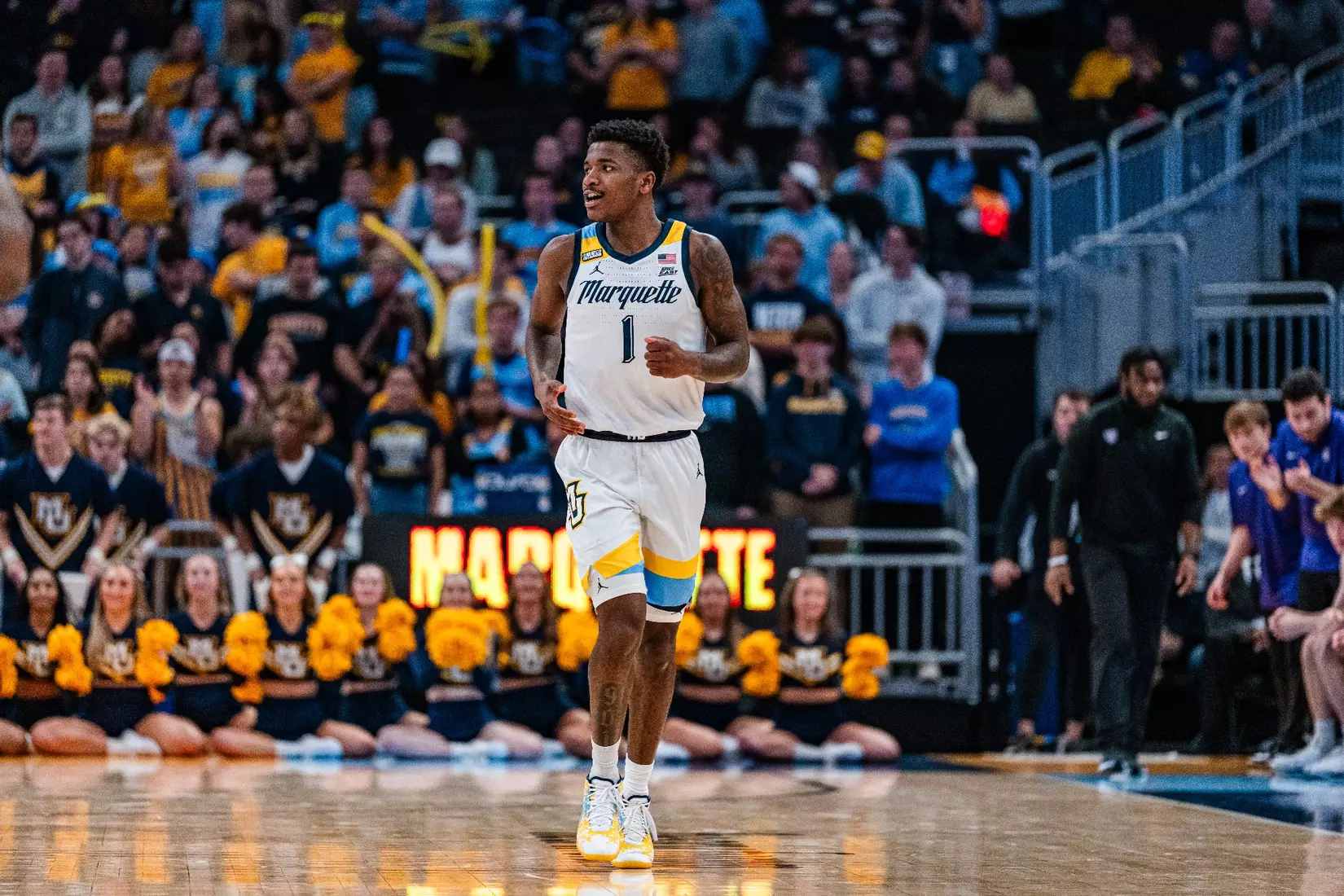 No. 7 Marquette Golden Eagles defeat  St. Thomas 84-79 on Thursday, December 14, 2023 at Fiserv Fourm