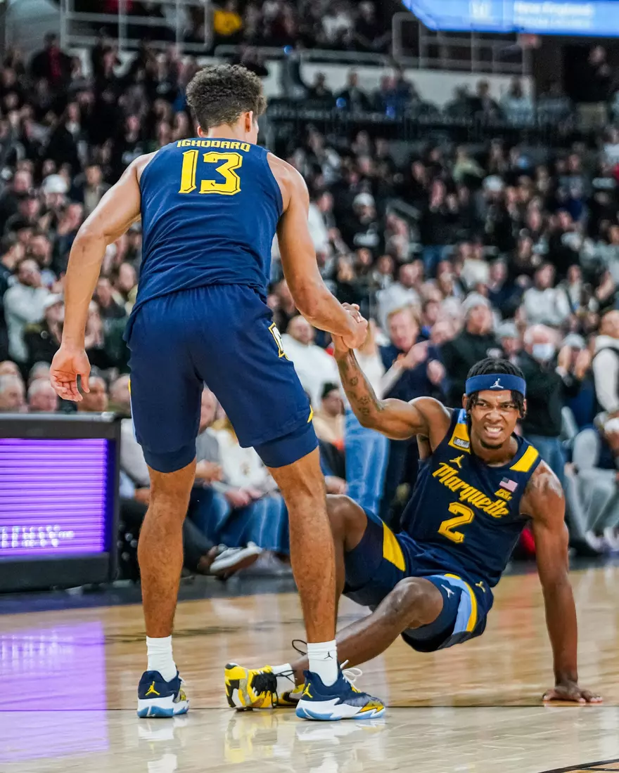No. 6 Marquette Golden Eagles fall to Providence 57-72 on Tuesday, December 19, 2023 at Amica Mutual Pavilion in Providence, RI