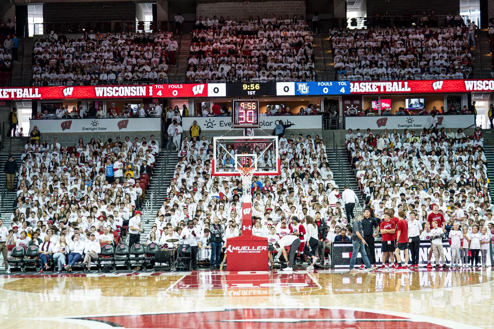 #3 Marquette Basketball falls to Wiscosnin Badgers 64-75 at Kohl Center in Madison, Wisconsin on Saturday December 2, 2023.