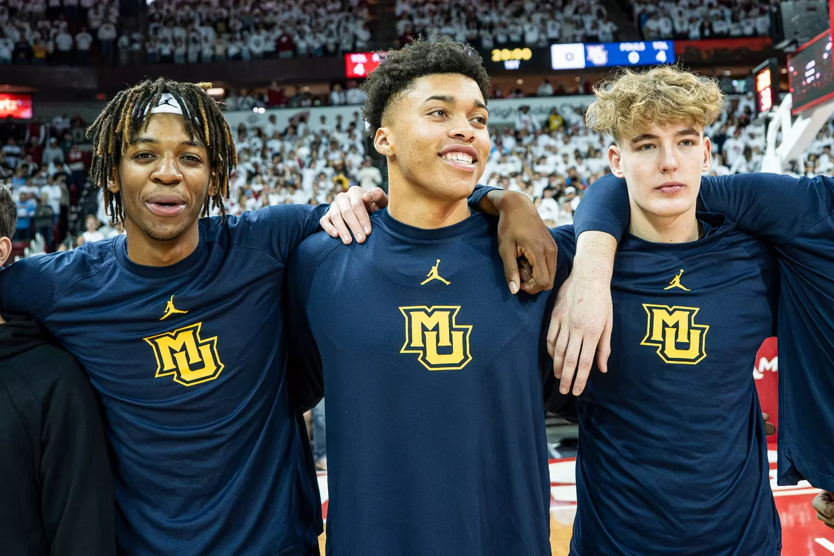 #3 Marquette Basketball falls to Wiscosnin Badgers 64-75 at Kohl Center in Madison, Wisconsin on Saturday December 2, 2023.