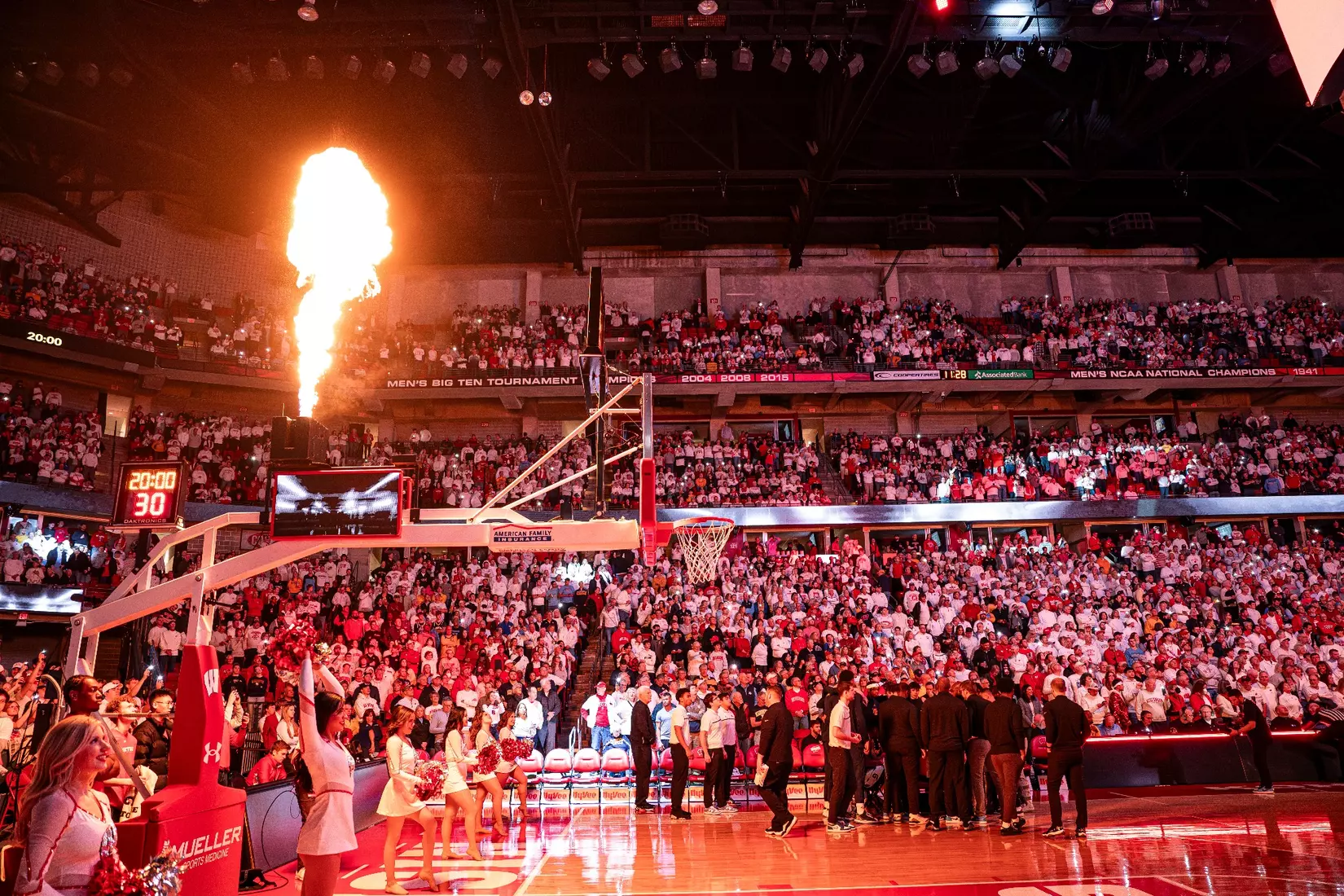 #3 Marquette Basketball falls to Wiscosnin Badgers 64-75 at Kohl Center in Madison, Wisconsin on Saturday December 2, 2023.