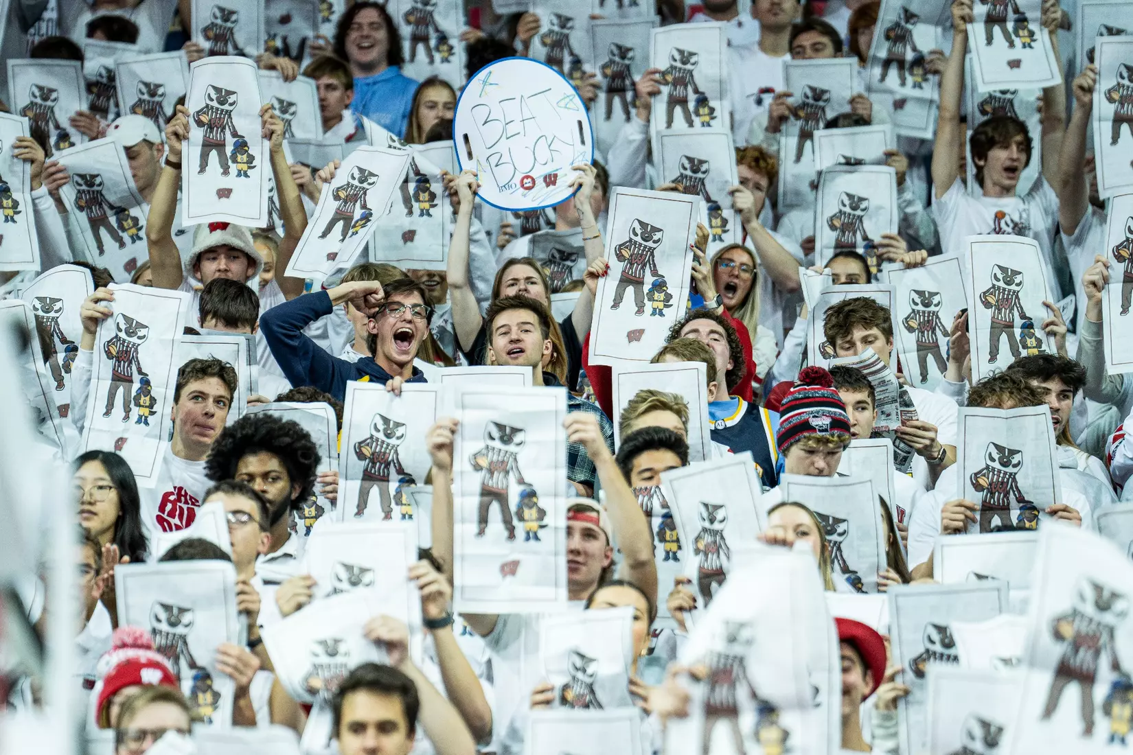 #3 Marquette Basketball falls to Wiscosnin Badgers 64-75 at Kohl Center in Madison, Wisconsin on Saturday December 2, 2023.