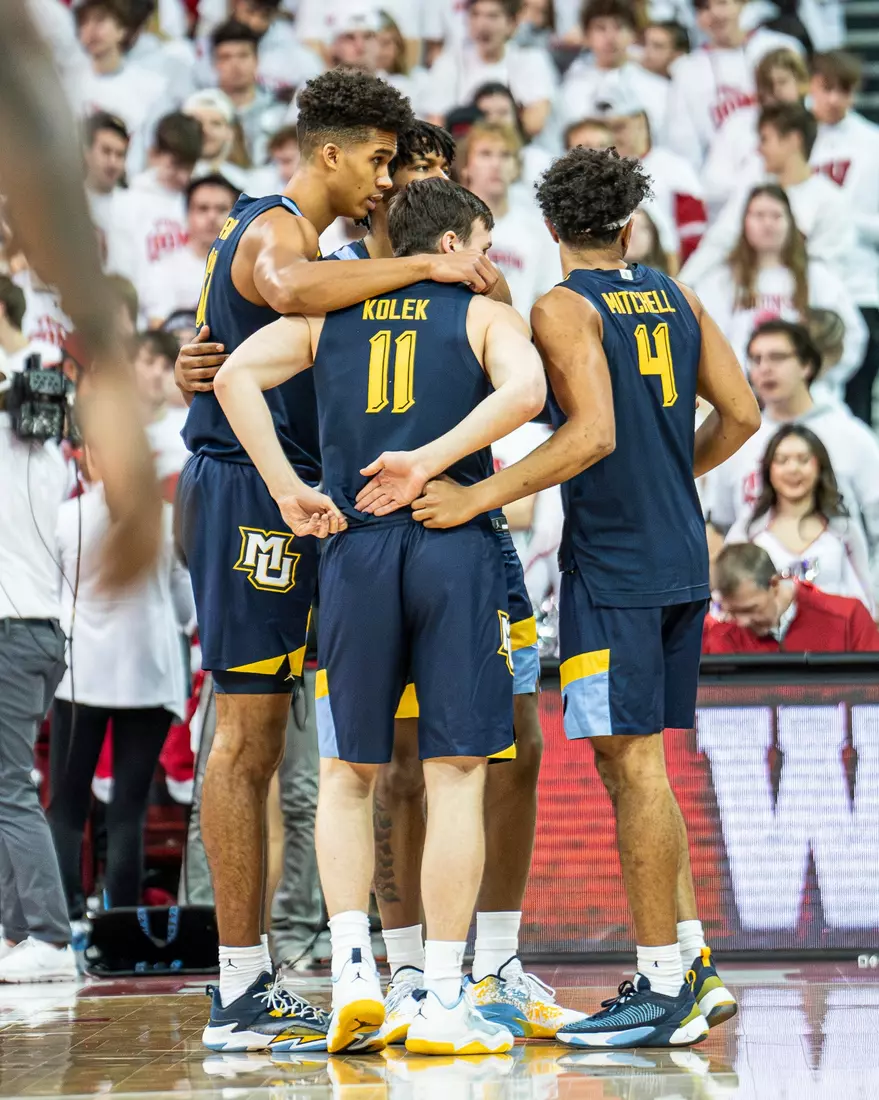 #3 Marquette Basketball falls to Wiscosnin Badgers 64-75 at Kohl Center in Madison, Wisconsin on Saturday December 2, 2023.