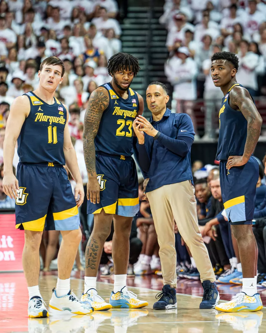 #3 Marquette Basketball falls to Wiscosnin Badgers 64-75 at Kohl Center in Madison, Wisconsin on Saturday December 2, 2023.