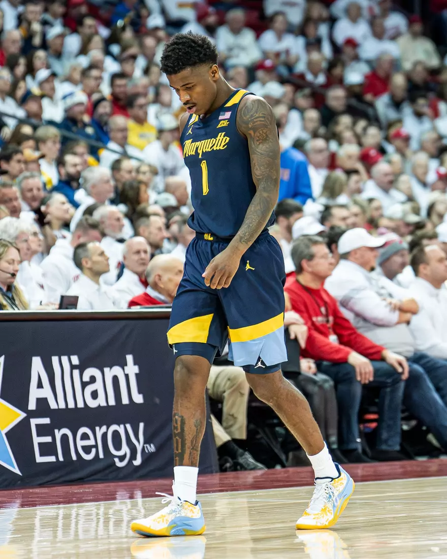 #3 Marquette Basketball falls to Wiscosnin Badgers 64-75 at Kohl Center in Madison, Wisconsin on Saturday December 2, 2023.