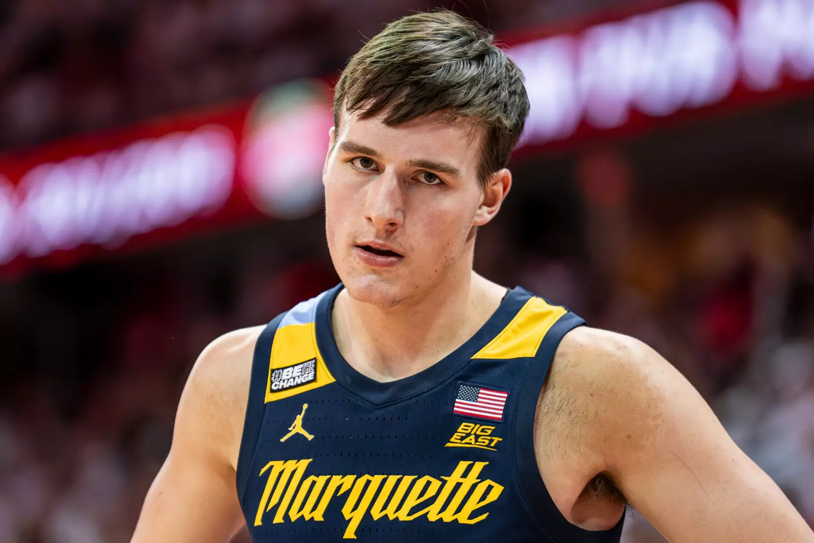 #3 Marquette Basketball falls to Wiscosnin Badgers 64-75 at Kohl Center in Madison, Wisconsin on Saturday December 2, 2023.