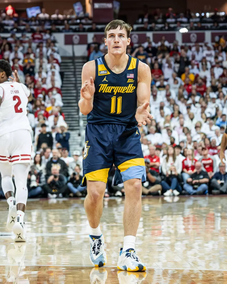 #3 Marquette Basketball falls to Wiscosnin Badgers 64-75 at Kohl Center in Madison, Wisconsin on Saturday December 2, 2023.
