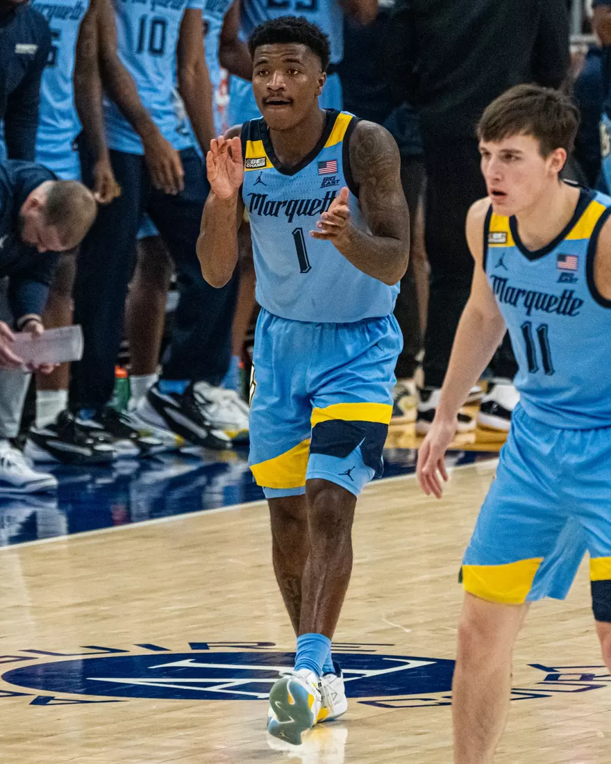 No. 6 Marquette Golden Eagles defeat Georgetown 81-51 on Friday, December 22, 2023 at Fiserv Forum In Milwaukee, WI