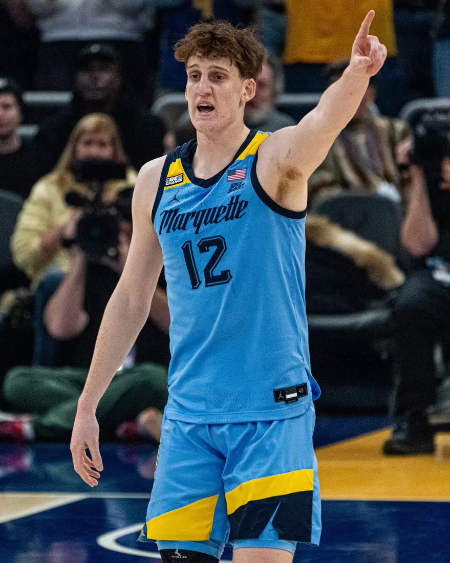 No. 6 Marquette Golden Eagles defeat Georgetown 81-51 on Friday, December 22, 2023 at Fiserv Forum In Milwaukee, WI