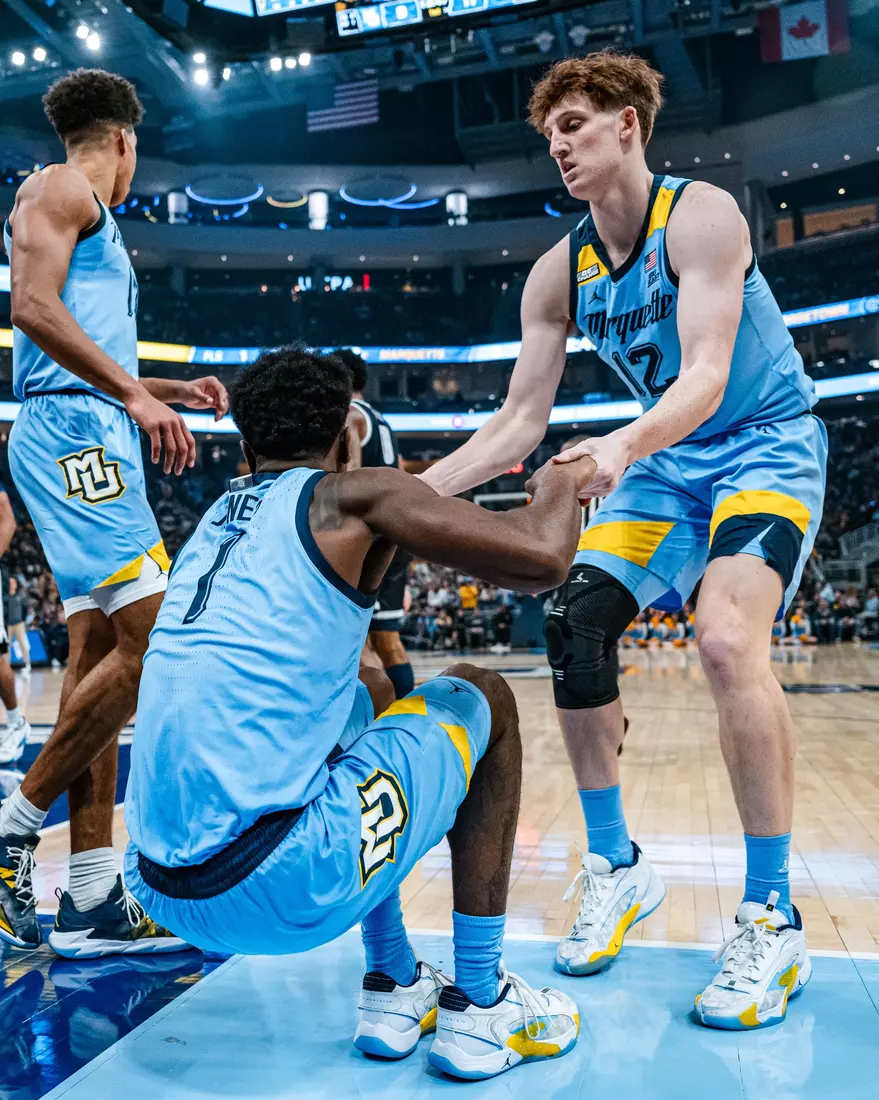 No. 6 Marquette Golden Eagles defeat Georgetown 81-51 on Friday, December 22, 2023 at Fiserv Forum In Milwaukee, WI