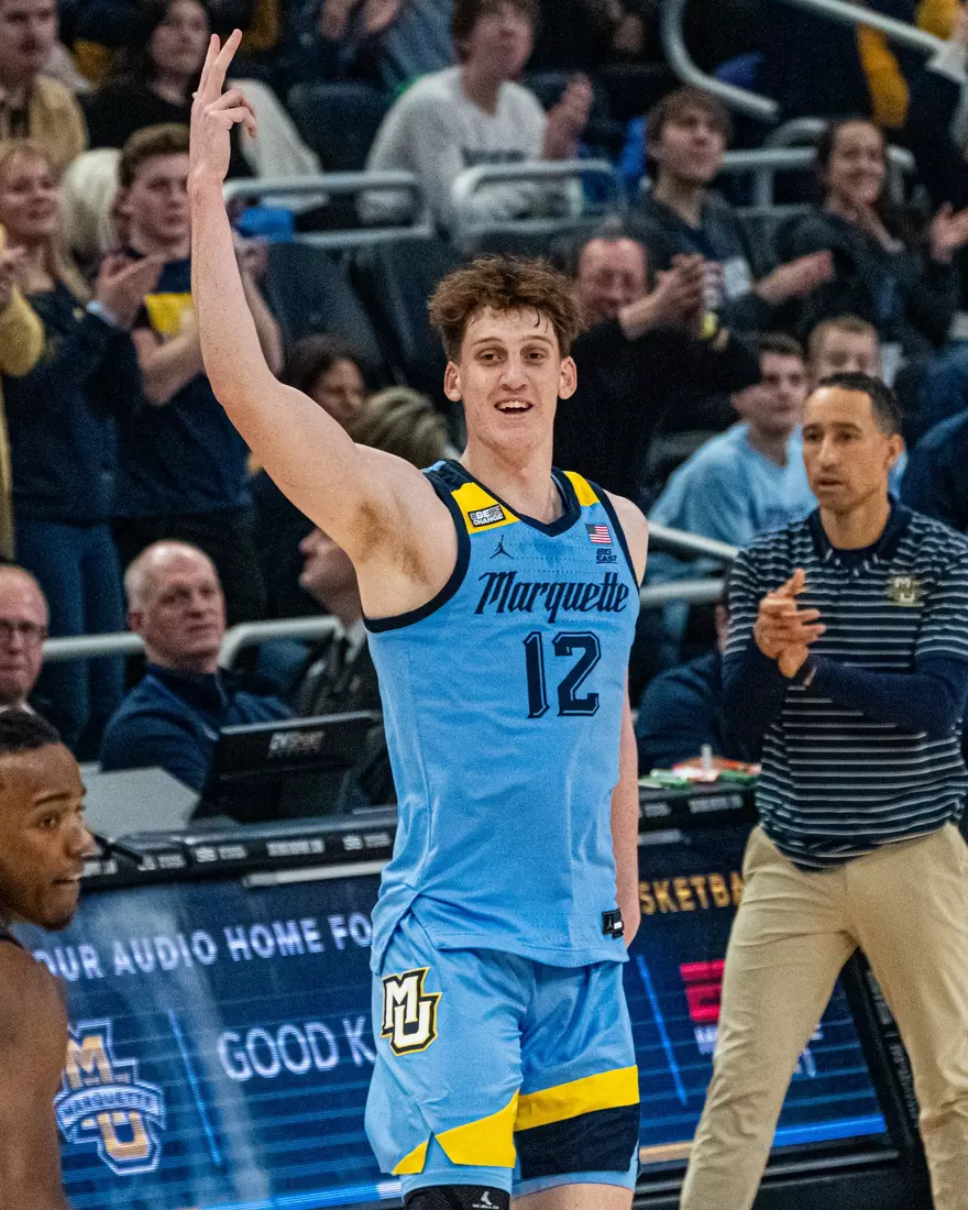 No. 6 Marquette Golden Eagles defeat Georgetown 81-51 on Friday, December 22, 2023 at Fiserv Forum In Milwaukee, WI
