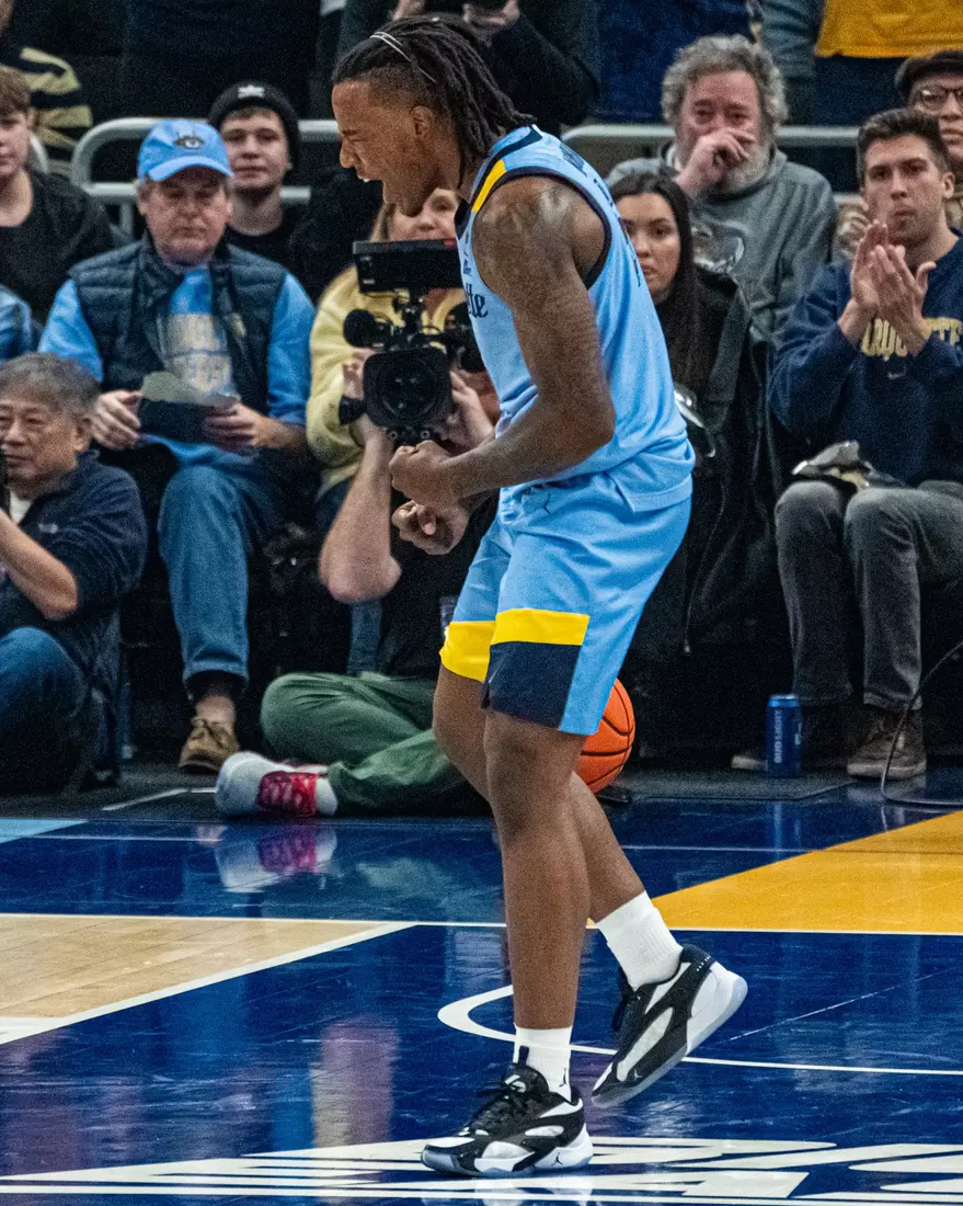 No. 6 Marquette Golden Eagles defeat Georgetown 81-51 on Friday, December 22, 2023 at Fiserv Forum In Milwaukee, WI