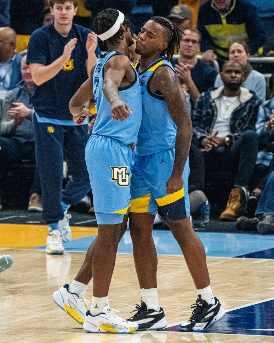 No. 6 Marquette Golden Eagles defeat Georgetown 81-51 on Friday, December 22, 2023 at Fiserv Forum In Milwaukee, WI