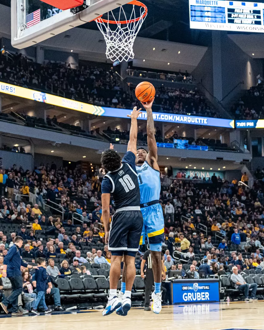 No. 6 Marquette Golden Eagles defeat Georgetown 81-51 on Friday, December 22, 2023 at Fiserv Forum In Milwaukee, WI