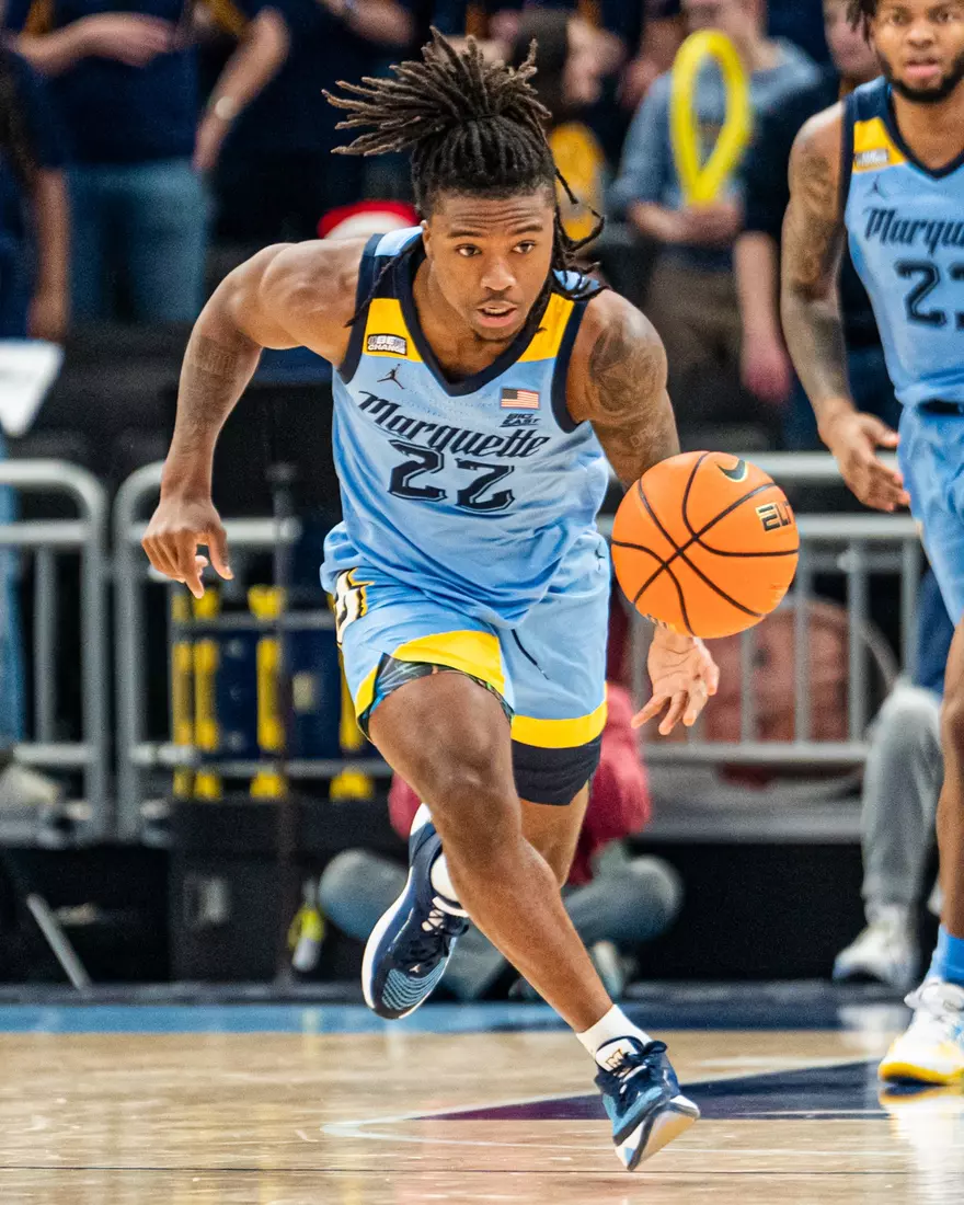 No. 6 Marquette Golden Eagles defeat Georgetown 81-51 on Friday, December 22, 2023 at Fiserv Forum In Milwaukee, WI