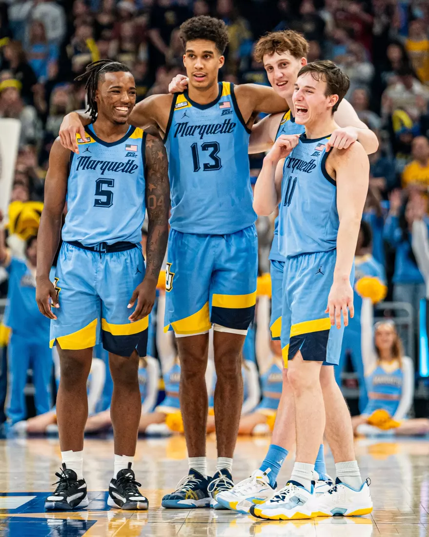 No. 6 Marquette Golden Eagles defeat Georgetown 81-51 on Friday, December 22, 2023 at Fiserv Forum In Milwaukee, WI