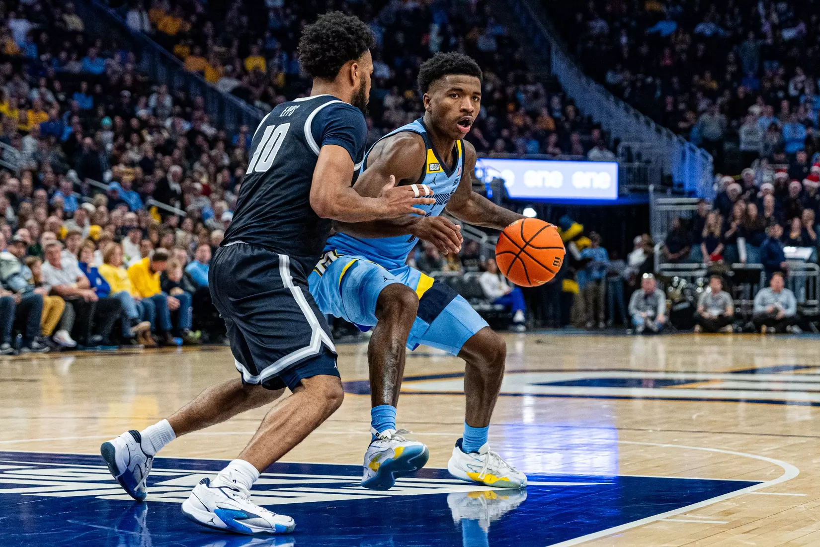 No. 6 Marquette Golden Eagles defeat Georgetown 81-51 on Friday, December 22, 2023 at Fiserv Forum In Milwaukee, WI