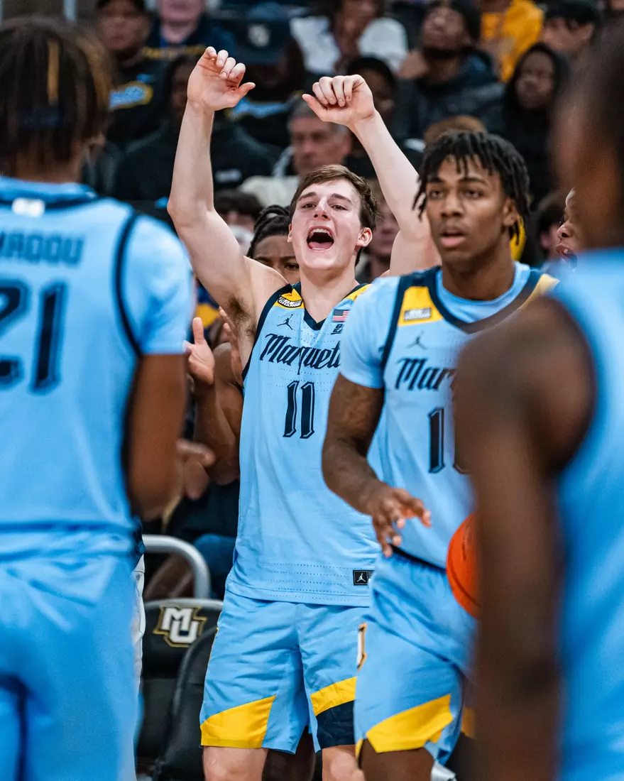 No. 6 Marquette Golden Eagles defeat Georgetown 81-51 on Friday, December 22, 2023 at Fiserv Forum In Milwaukee, WI