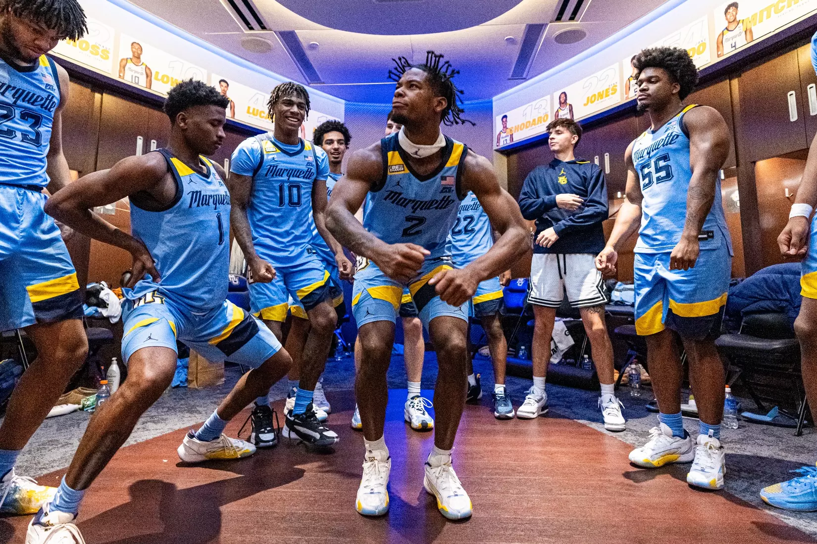 No. 6 Marquette Golden Eagles defeat Georgetown 81-51 on Friday, December 22, 2023 at Fiserv Forum In Milwaukee, WI