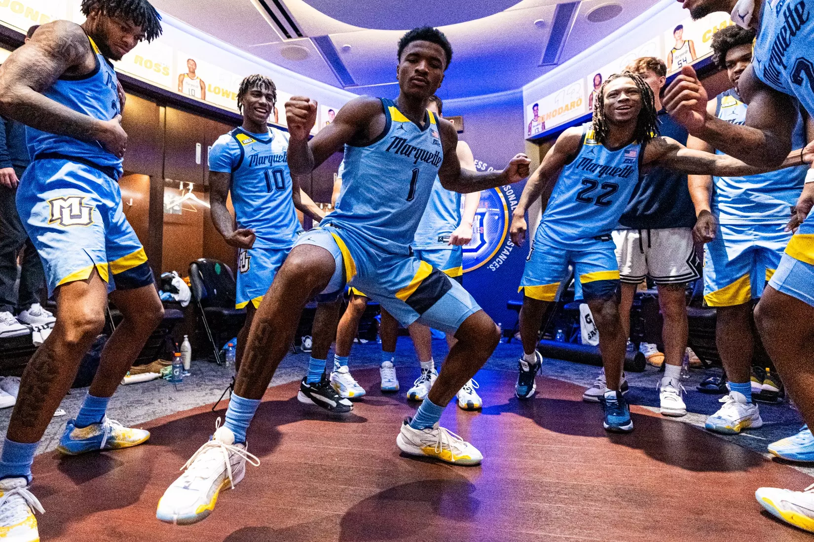 No. 6 Marquette Golden Eagles defeat Georgetown 81-51 on Friday, December 22, 2023 at Fiserv Forum In Milwaukee, WI