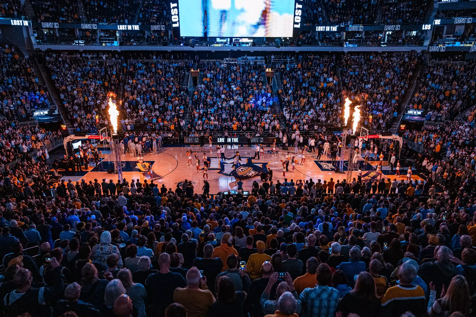 No. 10 Marquette Men's Basketball Defeats No. 22 Creighton 72-67 on December 30th, 2023 at Fisrev Forum in Milwaukee, WI
