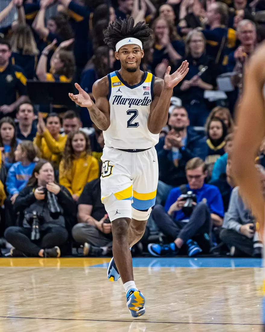 No. 10 Marquette Men's Basketball Defeats No. 22 Creighton 72-67 on December 30th, 2023 at Fisrev Forum in Milwaukee, WI