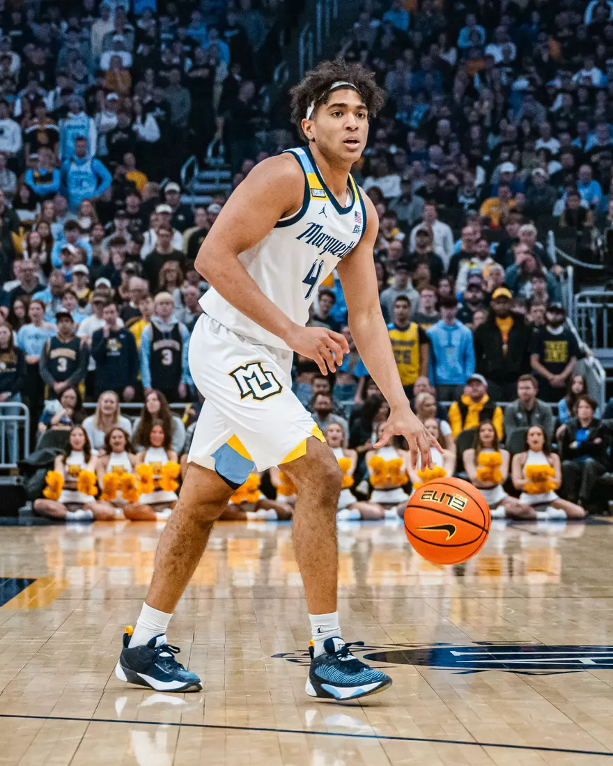 No. 10 Marquette Men's Basketball Defeats No. 22 Creighton 72-67 on December 30th, 2023 at Fisrev Forum in Milwaukee, WI