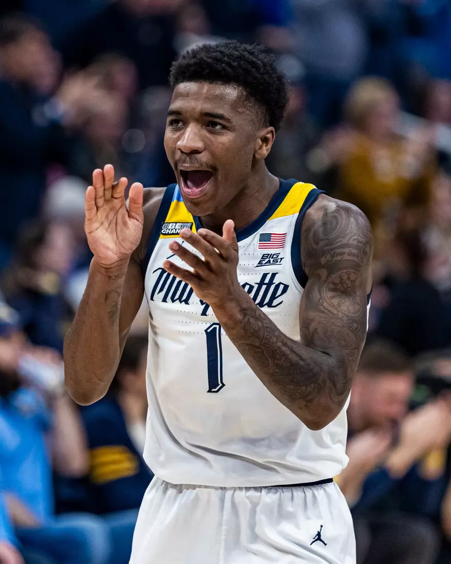 No. 10 Marquette Men's Basketball Defeats No. 22 Creighton 72-67 on December 30th, 2023 at Fisrev Forum in Milwaukee, WI