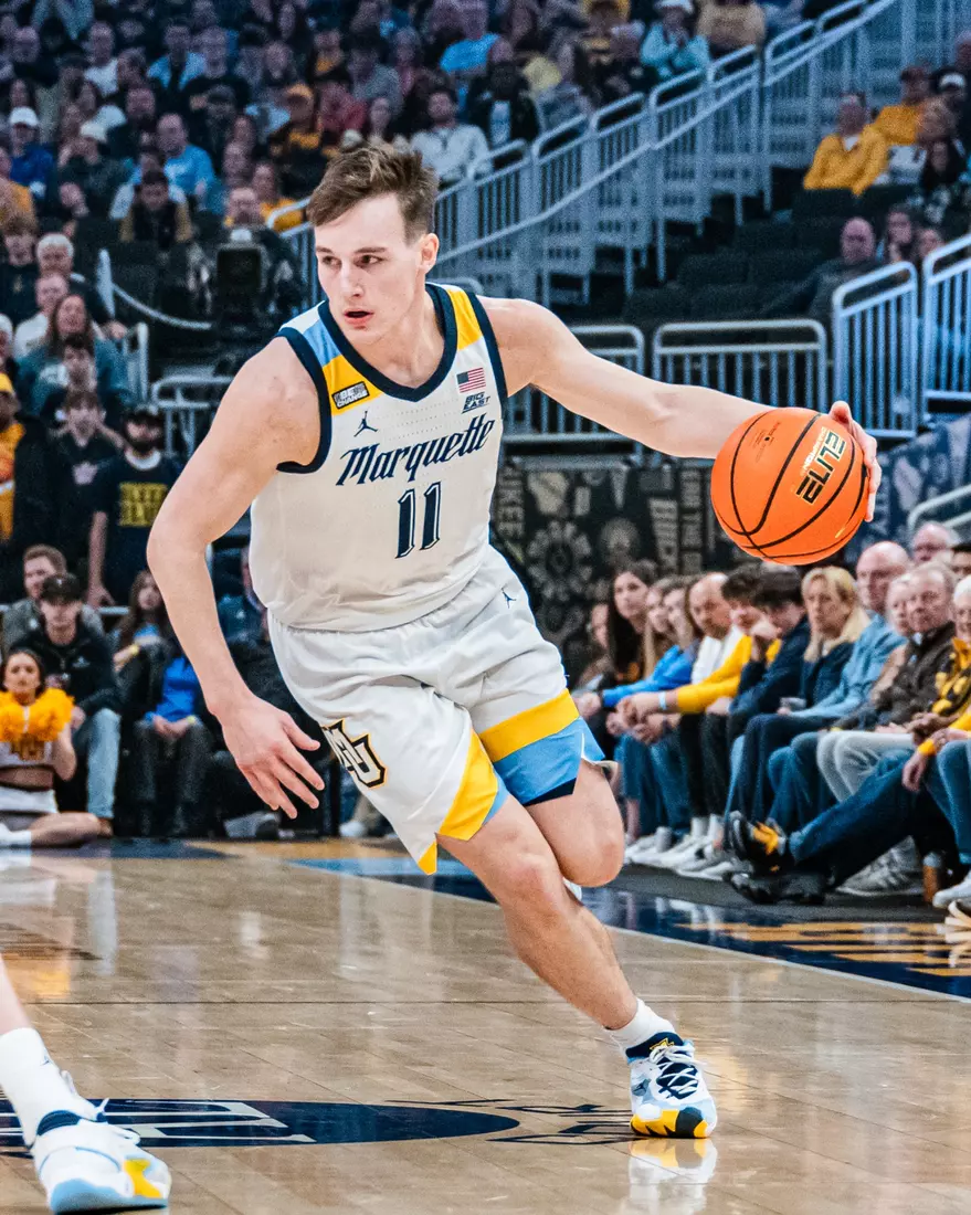 No. 10 Marquette Men's Basketball Defeats No. 22 Creighton 72-67 on December 30th, 2023 at Fisrev Forum in Milwaukee, WI
