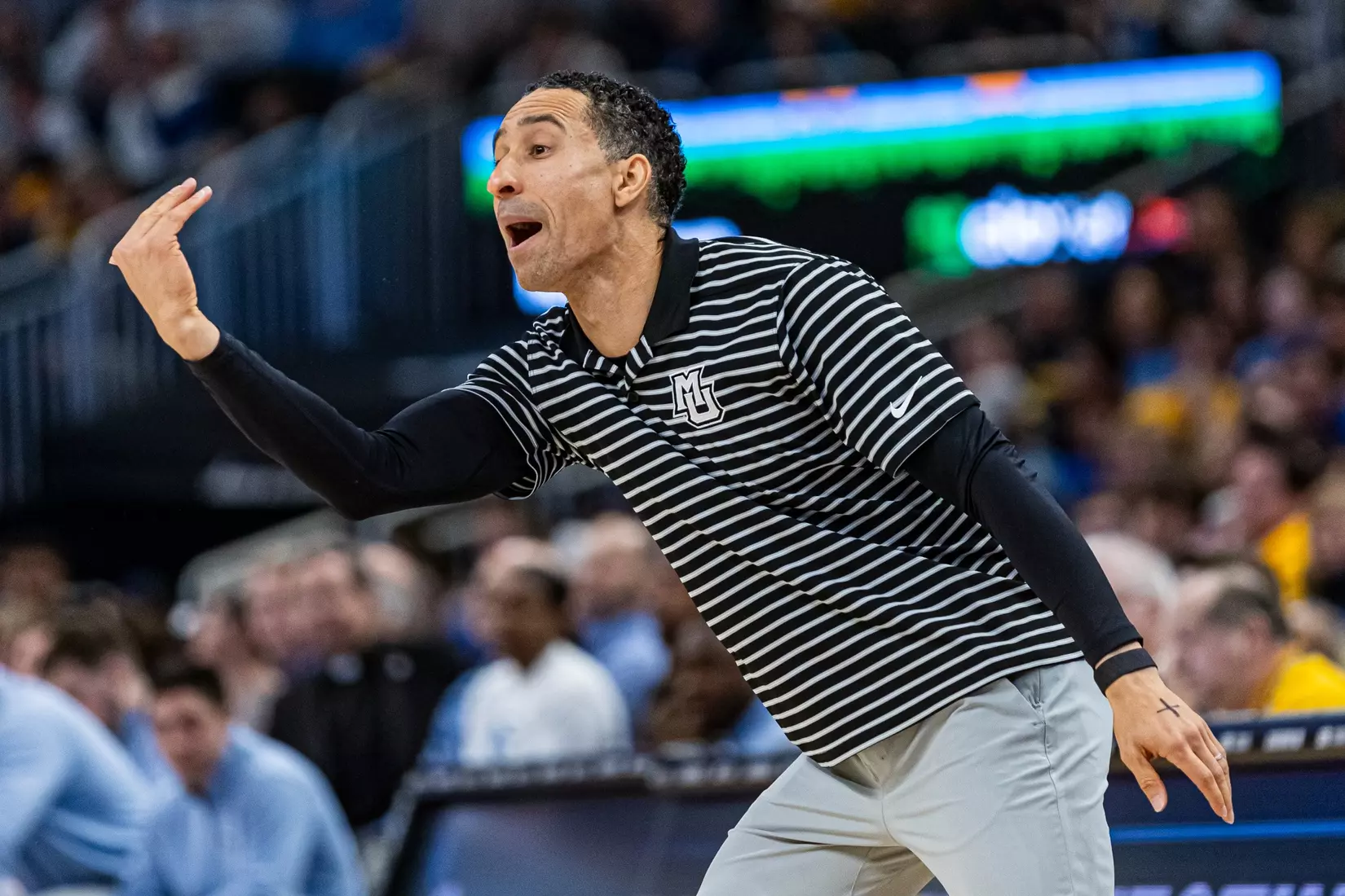 No. 10 Marquette Men's Basketball Defeats No. 22 Creighton 72-67 on December 30th, 2023 at Fisrev Forum in Milwaukee, WI