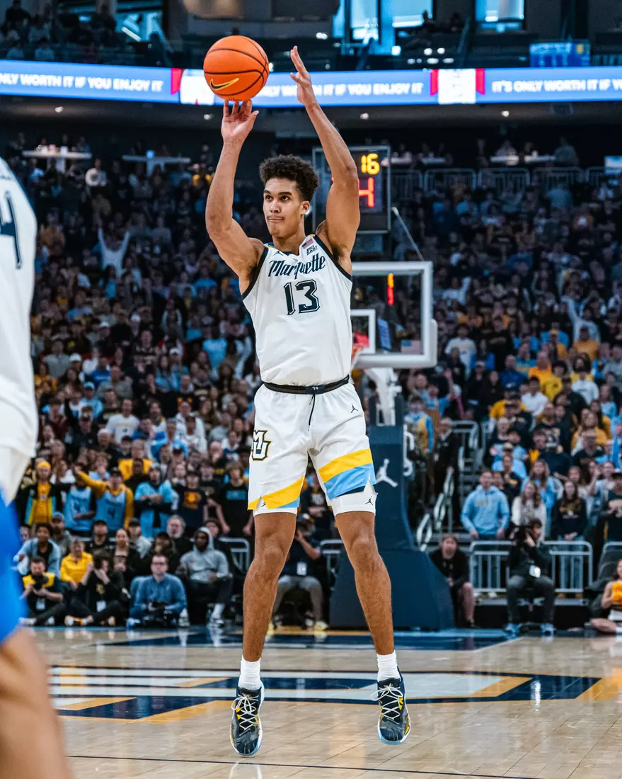 No. 10 Marquette Men's Basketball Defeats No. 22 Creighton 72-67 on December 30th, 2023 at Fisrev Forum in Milwaukee, WI